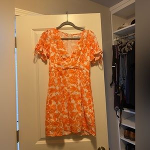 Orange sundress